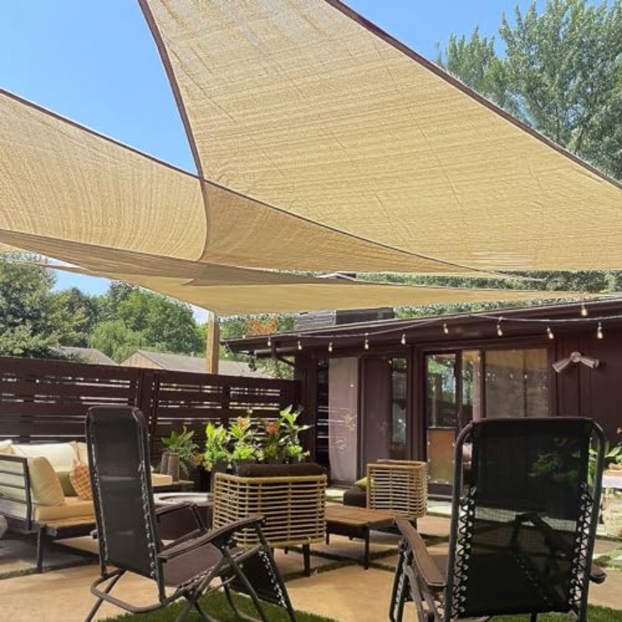 Sun Sail Shade - 16' x 16' x 16' Triangle