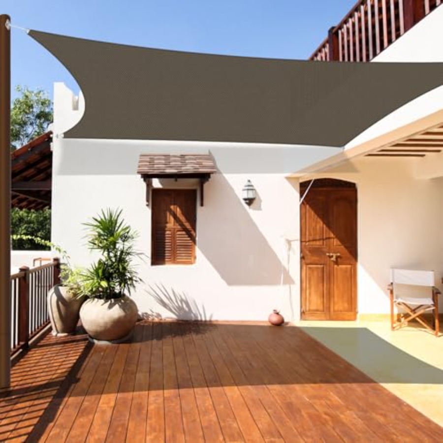 Sun Sail Shade - 14'x16' Sun Shade Sail Outdoor Canopy