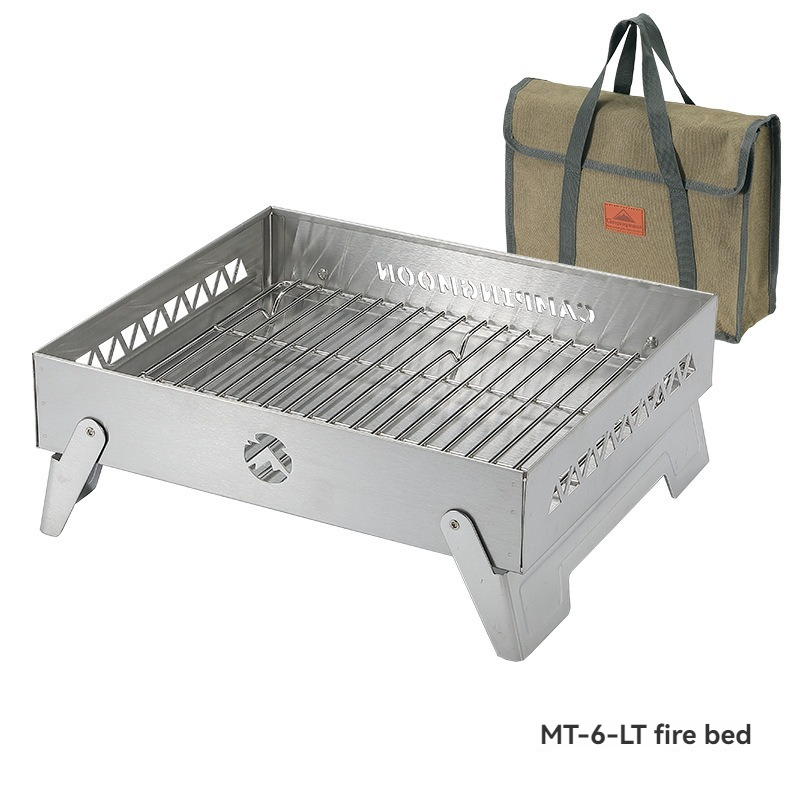 Outdoor Daybed Sofa - CAMPINGMOON MT-6-LT Outdoor Stainless Steel Fire