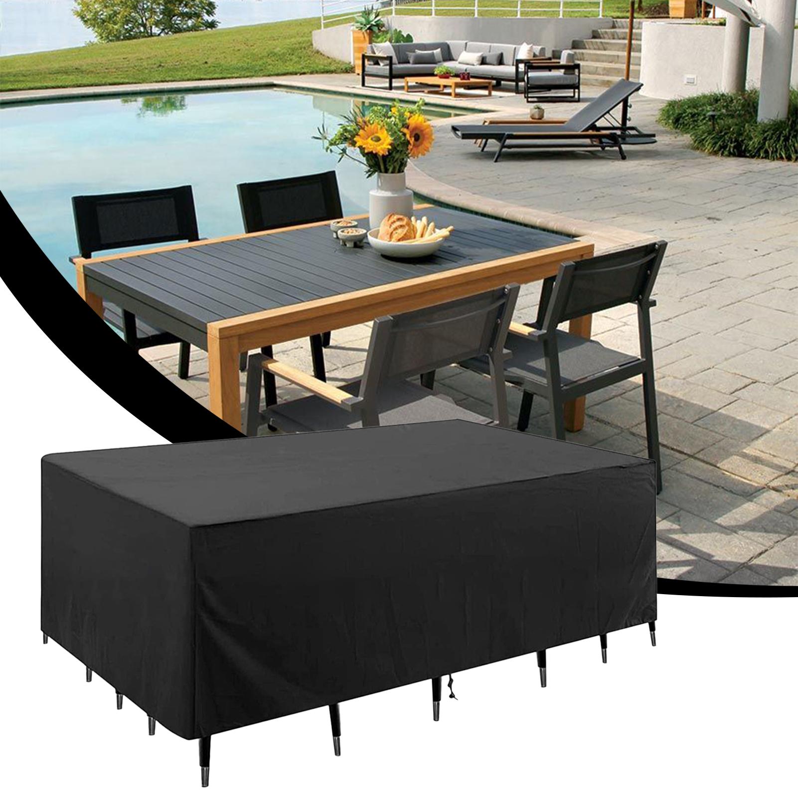 Outdoor Furniture Set - Outside Table Cover Sun Protection Furniture