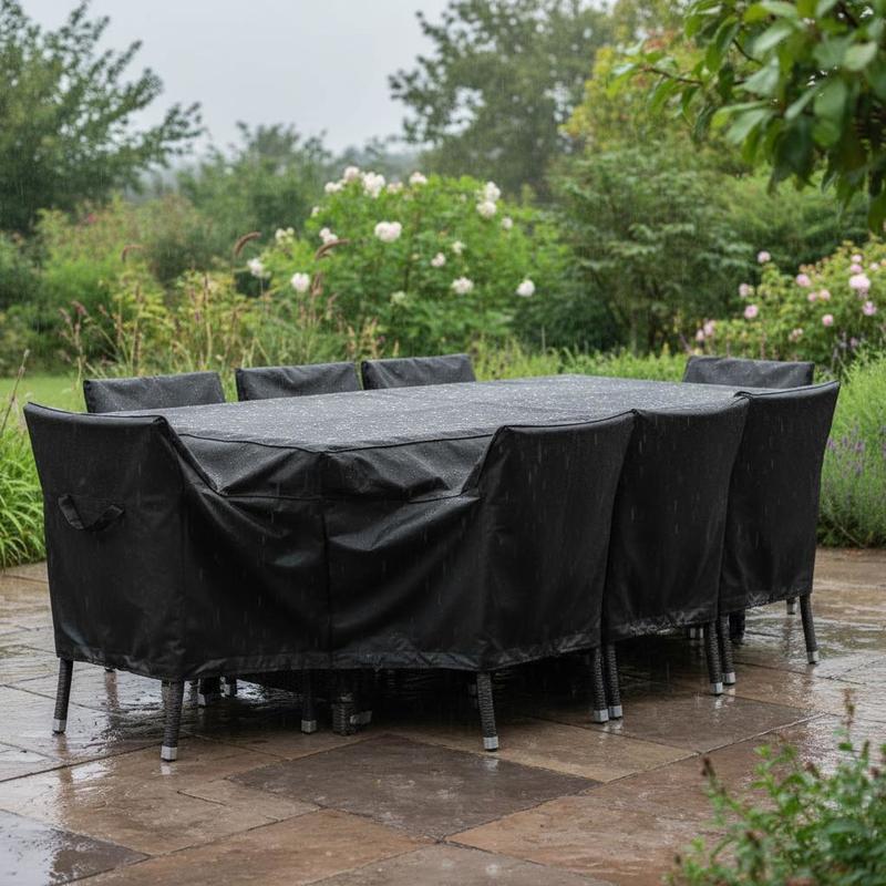 Outdoor Furniture Design - Outdoor Table Set Protector 74x47x28 Inch