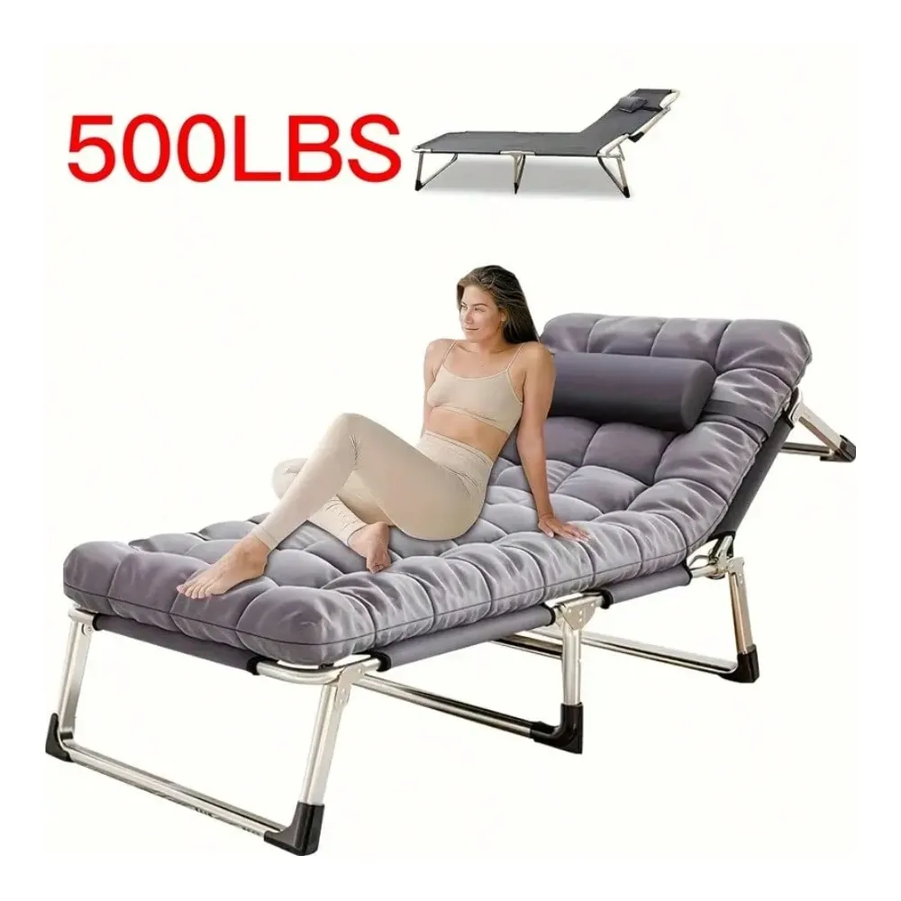 Outdoor Daybed Sofa - Folding Bed With Cushion Lightweight And