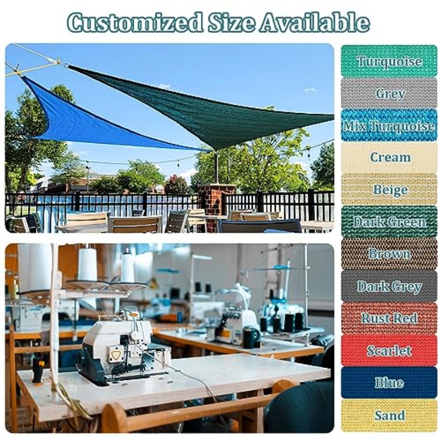 12'x16' Sun Shade Sails Curved - Sun Sail Shade recensie en prijs