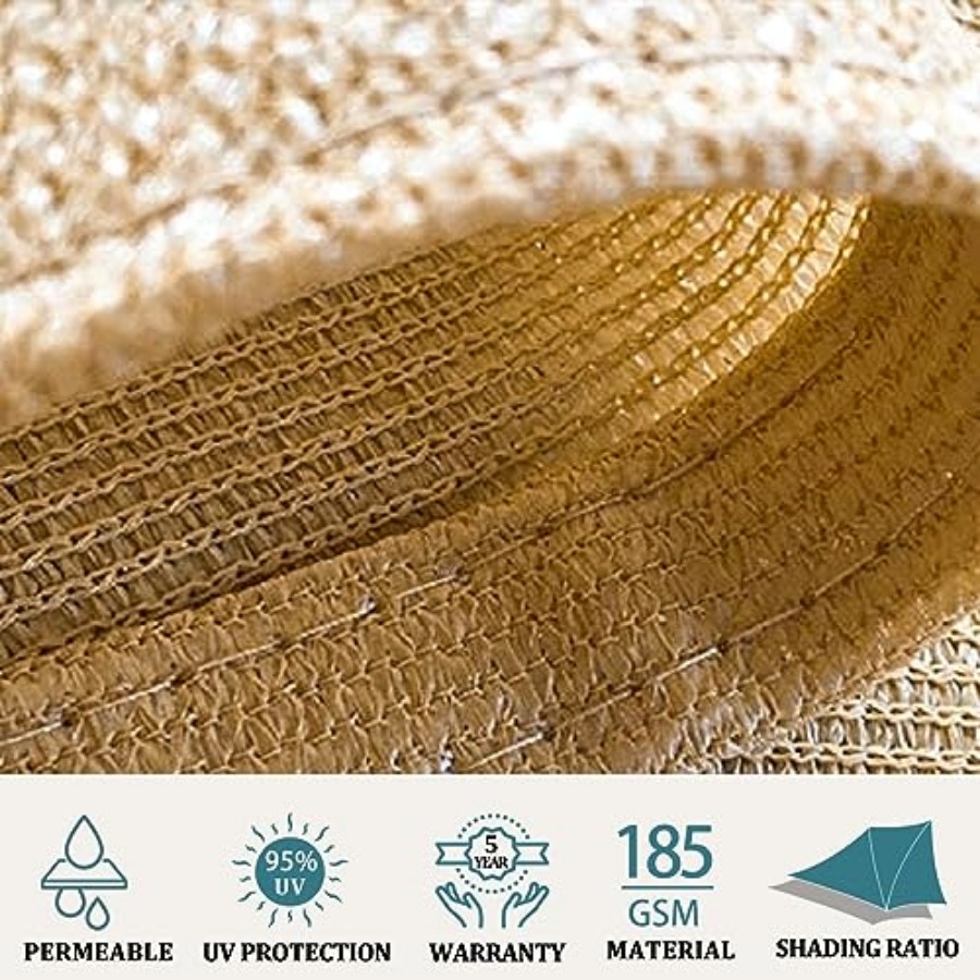 12'x16' Sun Shade Sails Curved - Sun Sail Shade recensie en prijs