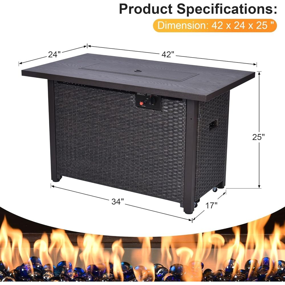 13-Piece Outdoor Sectional Pat - Outdoor Furniture With Fire Pit recensie en prijs