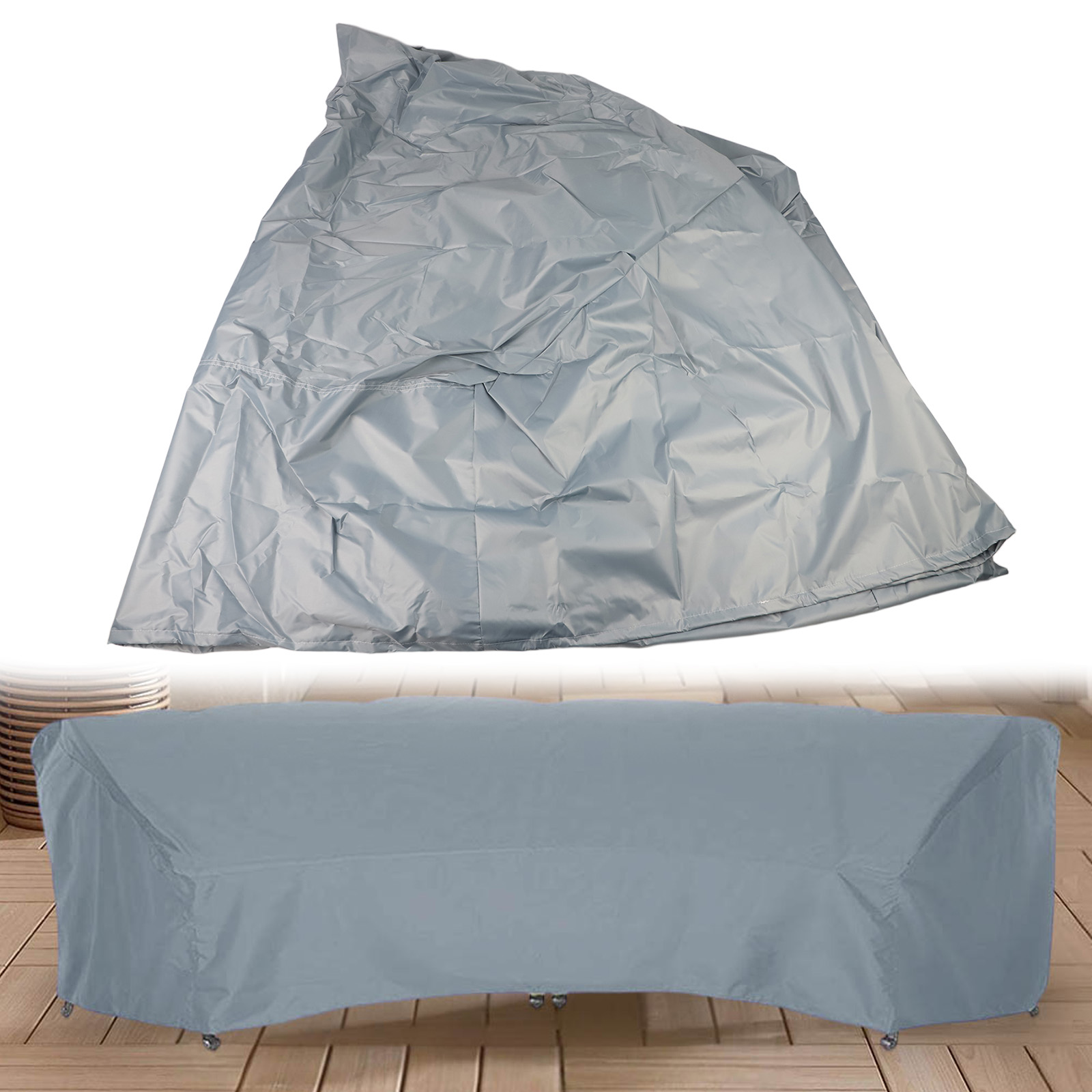 Curved Sofa Cover 210D Furnitu - Outdoor Furniture Year Round recensie en prijs