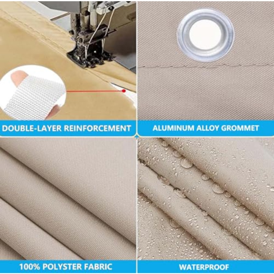 Sun Shade Cloth with Grommets  - Sun Sail Shade recensie en prijs