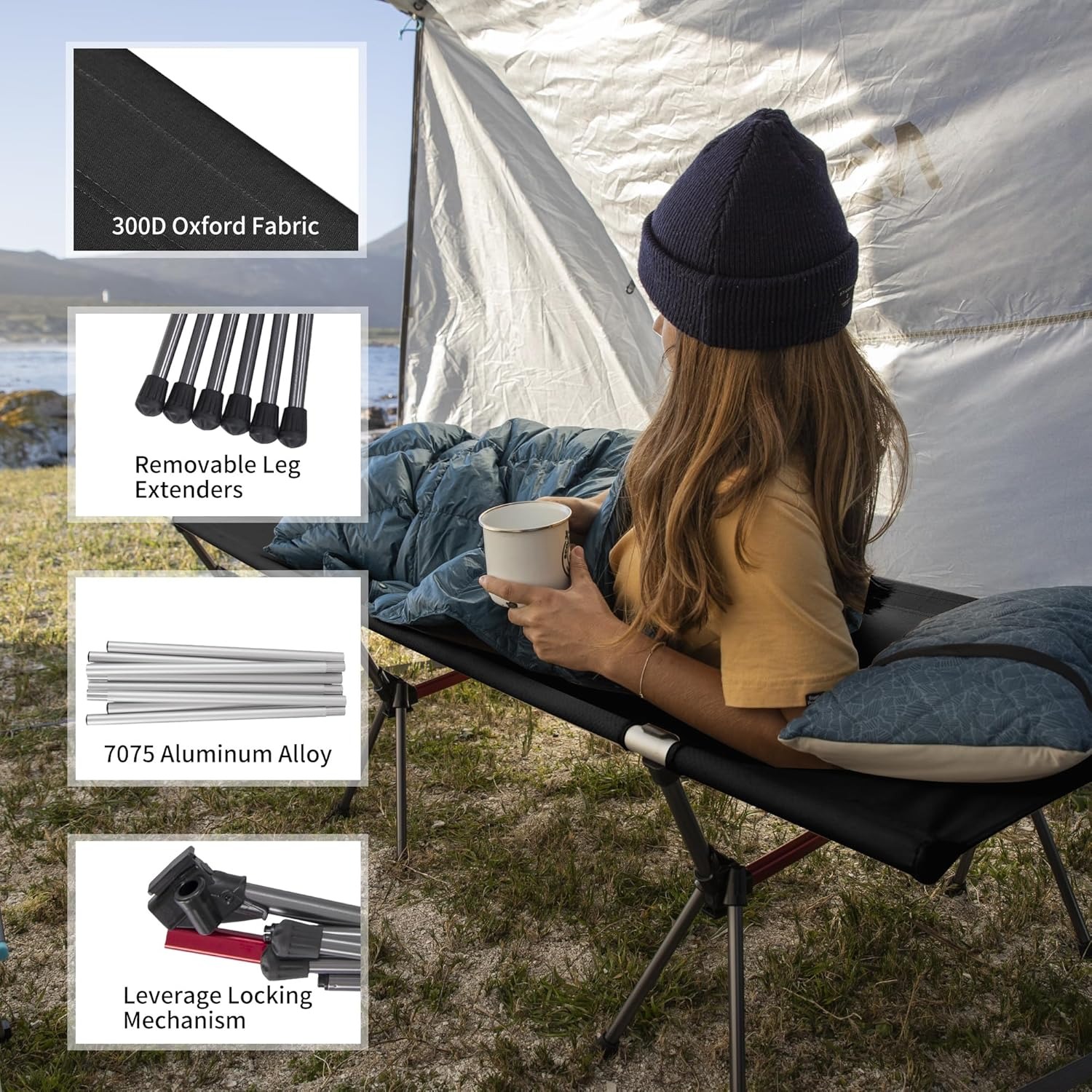 Naturehike Folding Camping Cot - Outdoor Daybed Sofa recensie en prijs