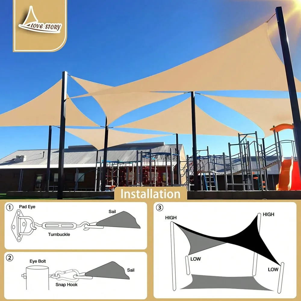 STORY Multicolor Sun Shade Net - Sun Sail Shade recensie en prijs