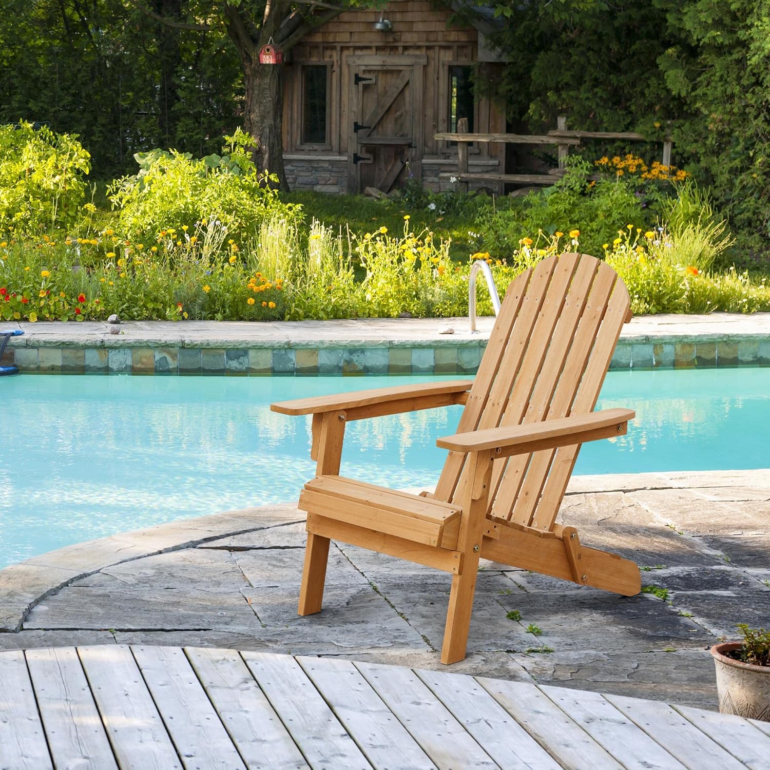 Folding Adirondack Chair Set o - Outdoor Furniture With Fire Pit recensie en prijs