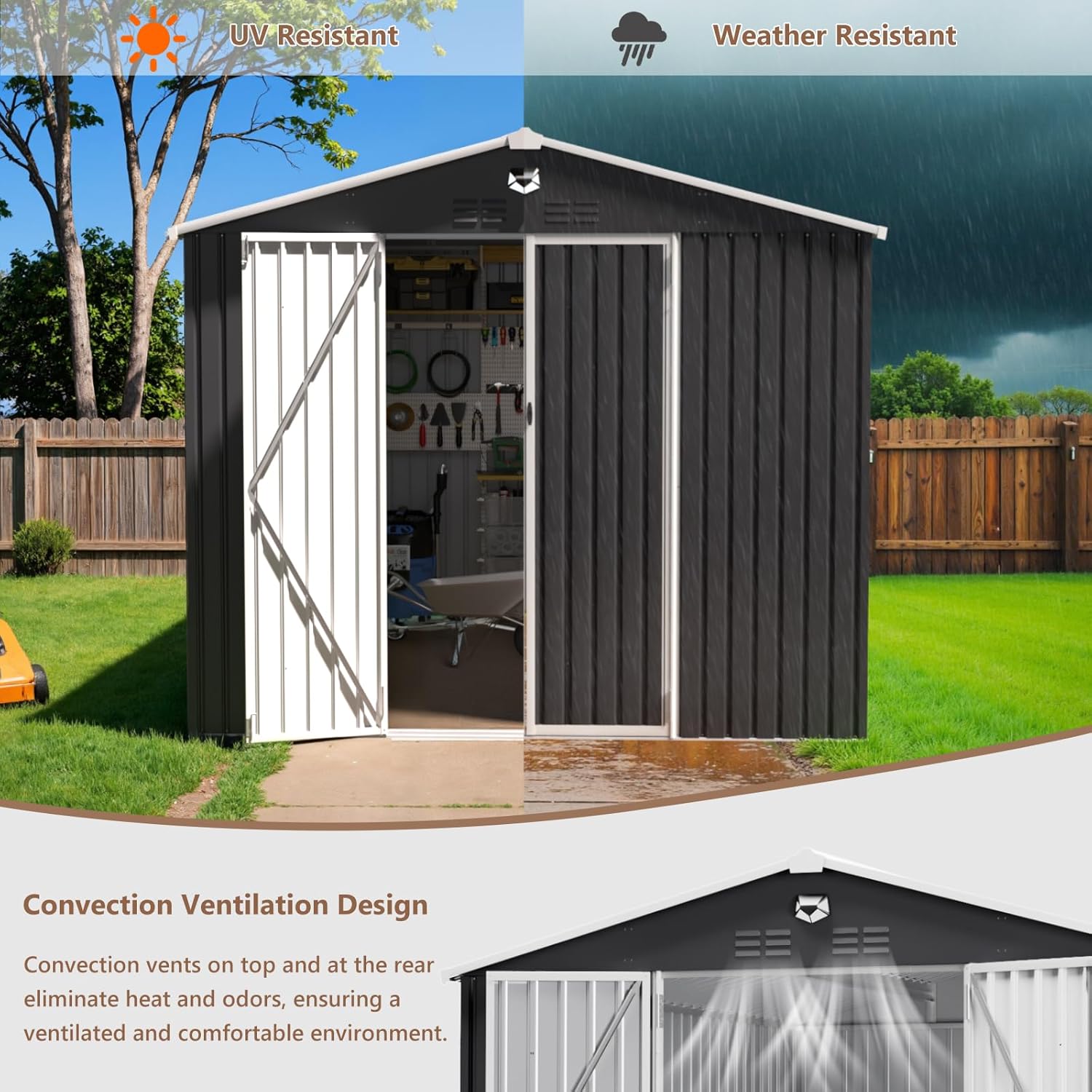 10x12 FT Metal Outdoor Storage - Outdoor Furniture Design recensie en prijs