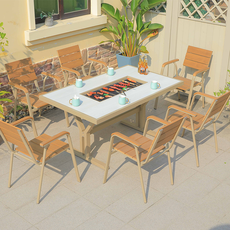 Hot Sale Cast Aluminum Fire Pi - Outdoor Furniture With Fire Pit recensie en prijs