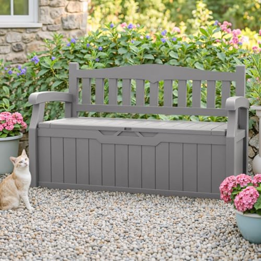 75 Gallon Outdoor Storage Benc - Outdoor Furniture Design recensie en prijs