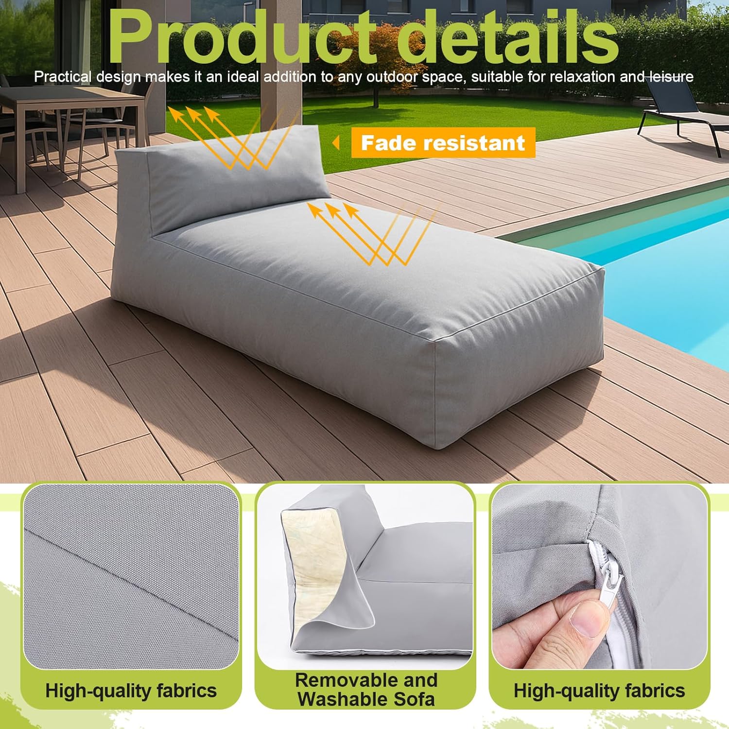 Outdoor Bean Bag Lounger Chair - Outdoor Daybed Sofa recensie en prijs