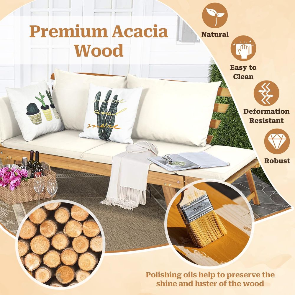 Patio Convertible Couch Sofa B - Outdoor Daybed Sofa recensie en prijs
