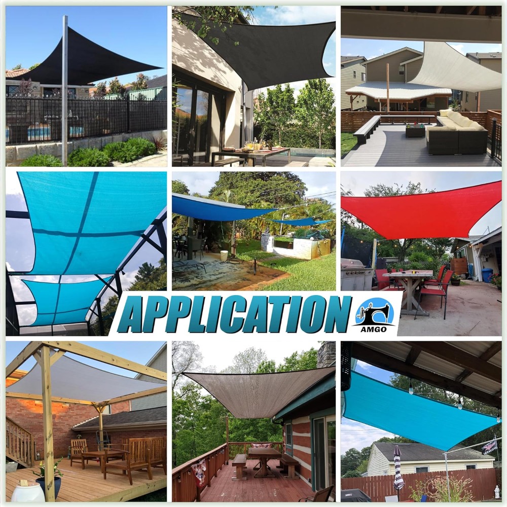 16x20ft Beige Rectangle Sun Sh - Sun Sail Shade recensie en prijs