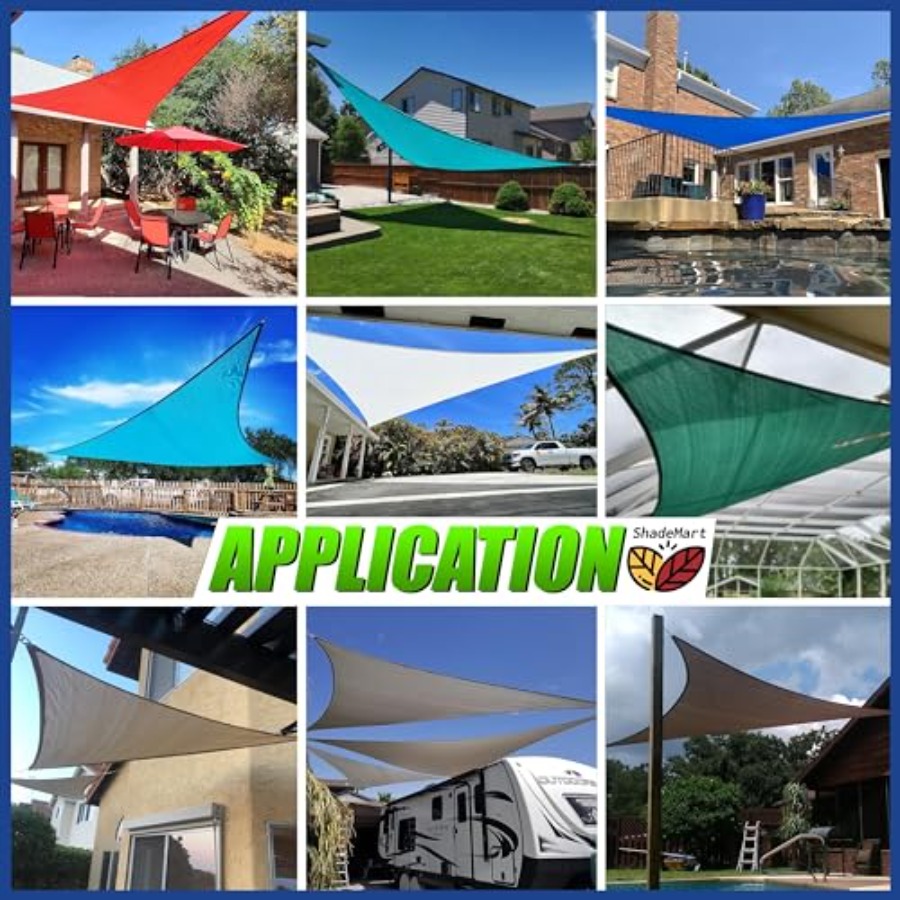 24' x 24' x 24' Sun Shade Sail - Sun Sail Shade recensie en prijs