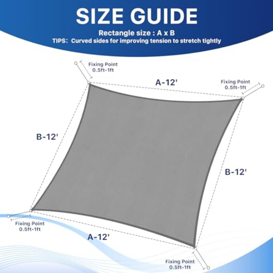 Sun Shade Sail, UV Protection  - Sun Sail Shade recensie en prijs