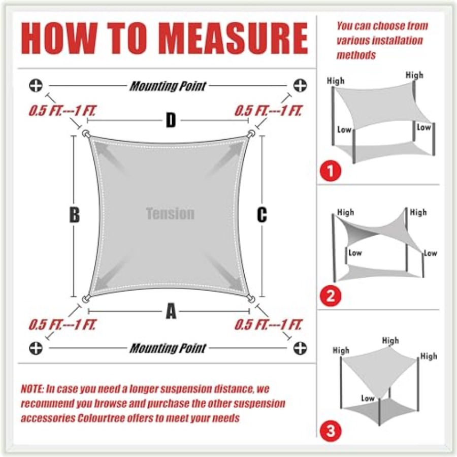 14' x 20' Sun Shade Sail Recta - Sun Sail Shade recensie en prijs
