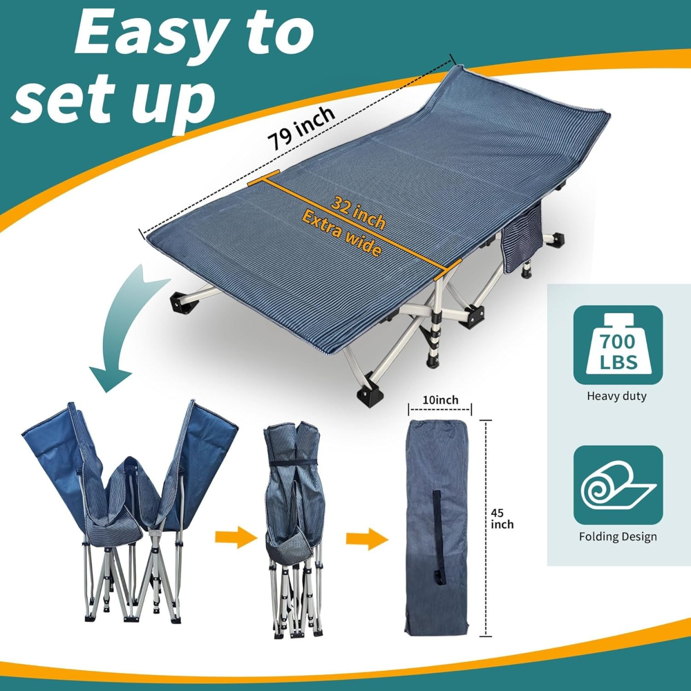 XXL Oversize Camping Cot, 79×3 - Outdoor Daybed Sofa recensie en prijs