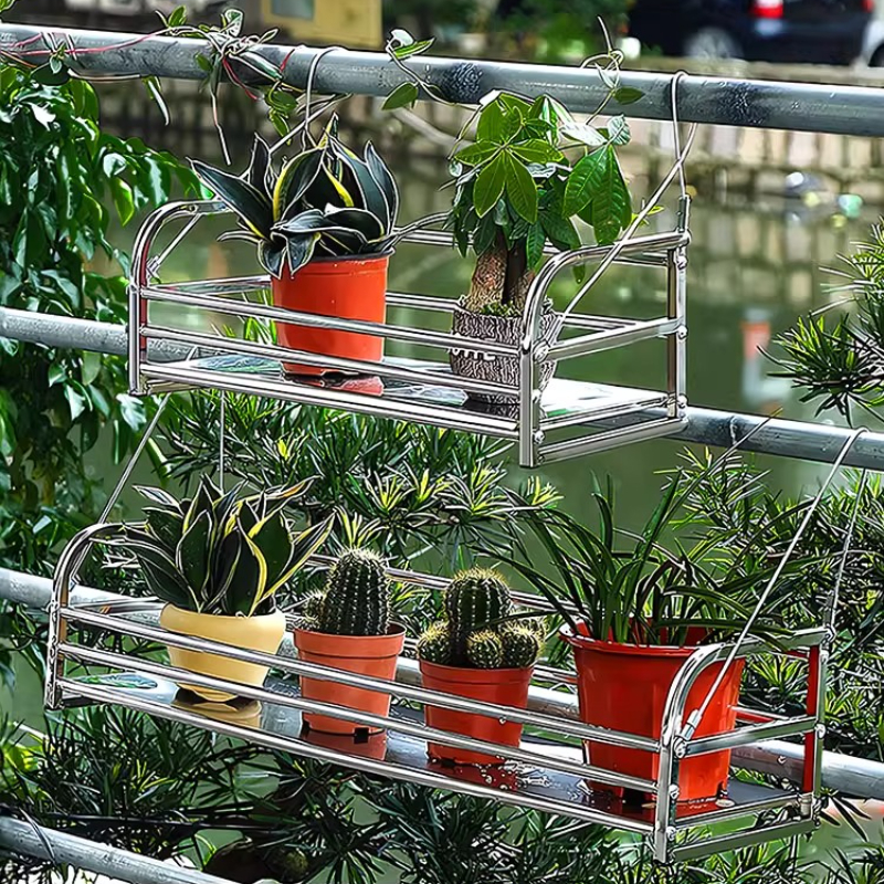 Stainless Steel Flower Stand f - Outdoor Furniture Balcony recensie en prijs
