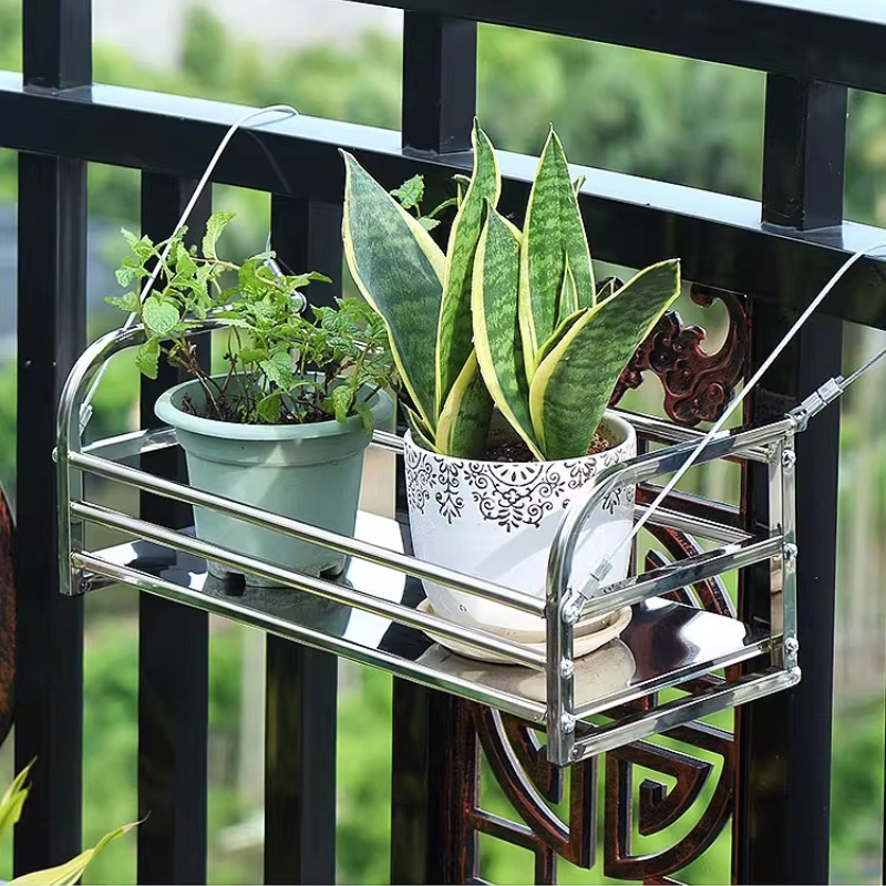 Stainless Steel Flower Stand f - Outdoor Furniture Balcony recensie en prijs