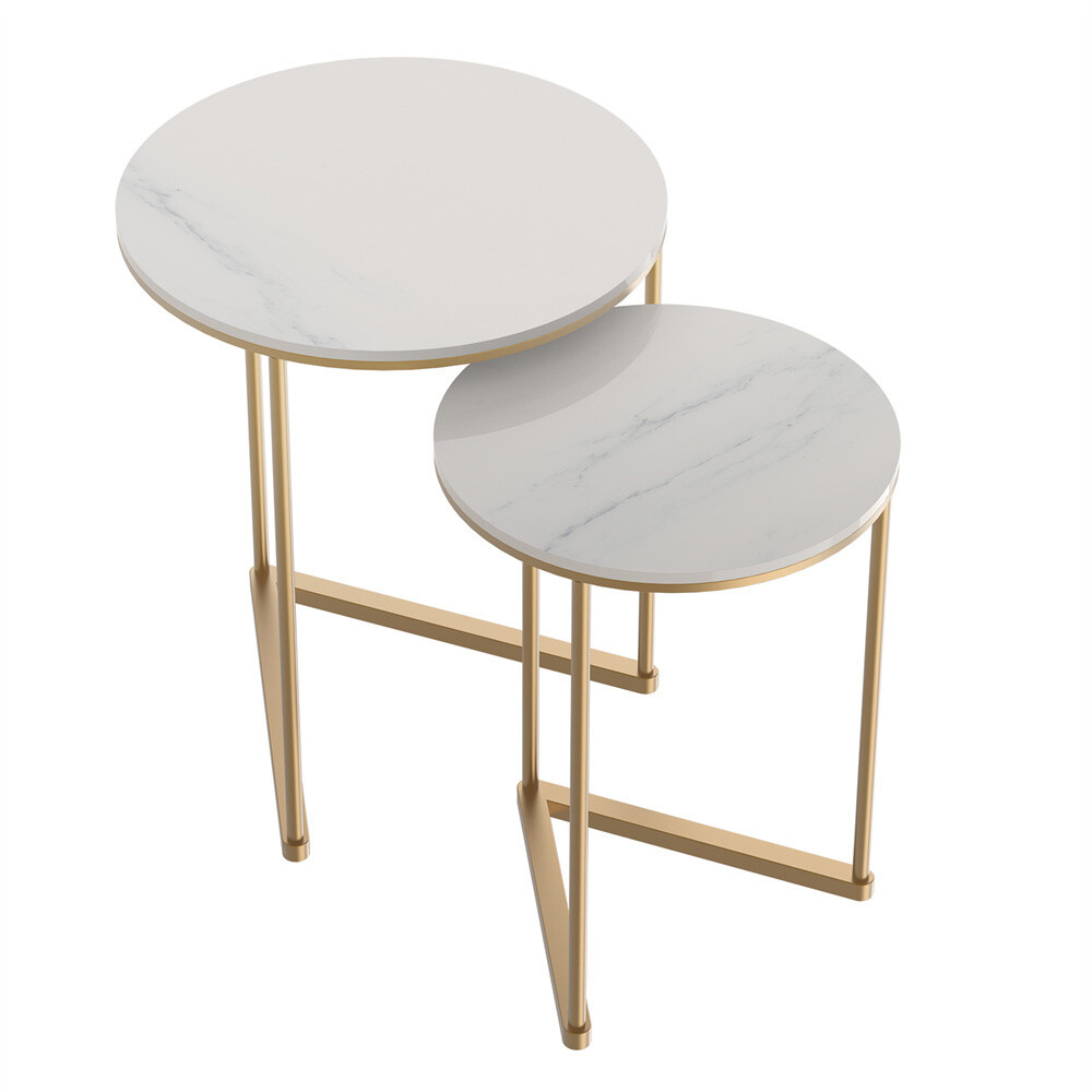 2 PIECES Nesting Round Coffee  - Outdoor Furniture Year Round recensie en prijs