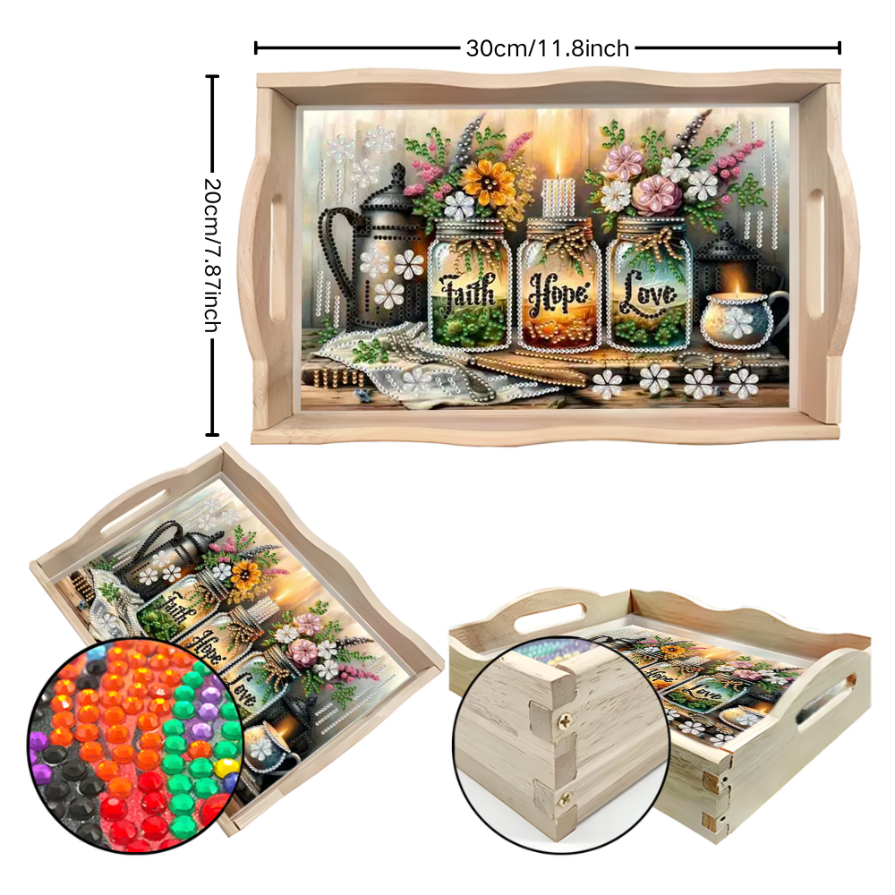 A diamond-painted square tray  - Outdoor Furniture Design recensie en prijs