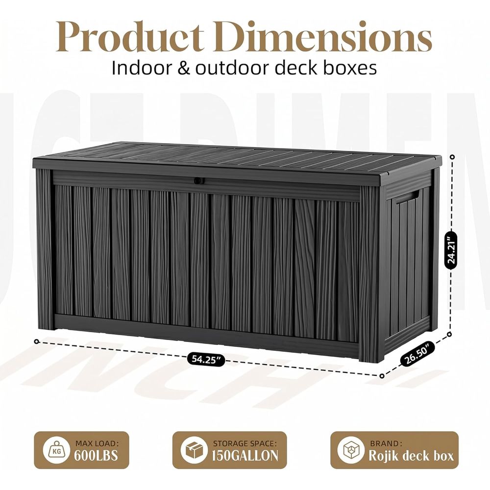 Outdoor Lockable Storage Box,  - Outdoor Furniture Set recensie en prijs