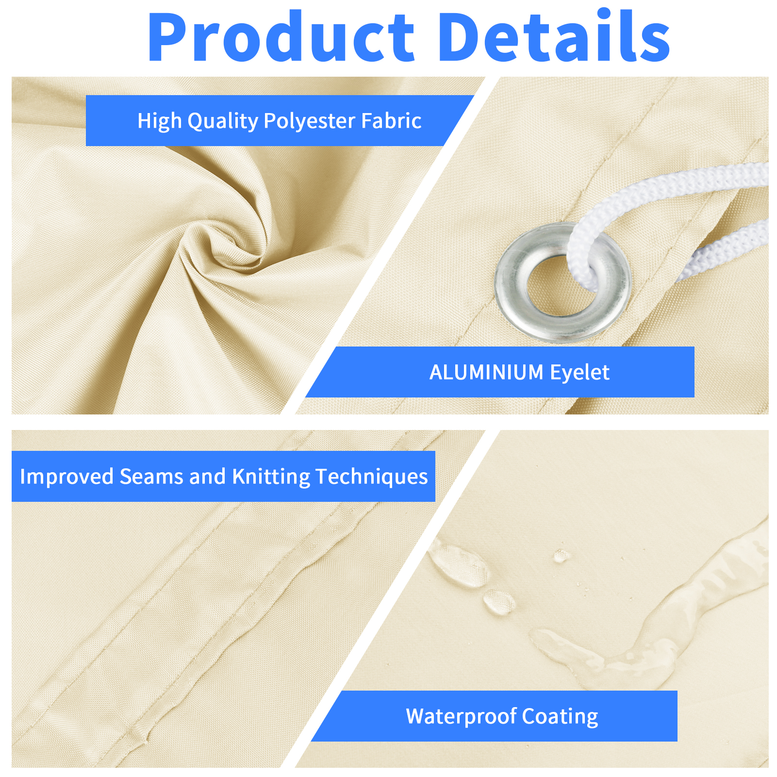 Waterproof Shade Sail with Gro - Sun Sail Shade recensie en prijs