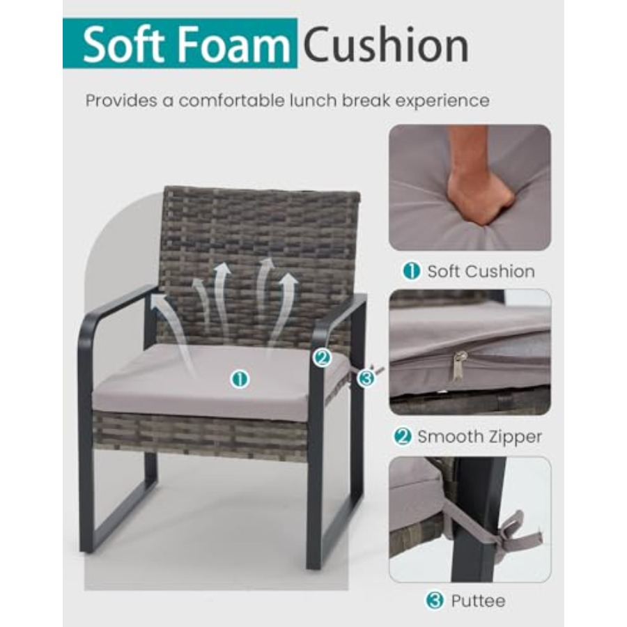 Bezseller 3 Piece Outdoor Pati - Outdoor Furniture Set recensie en prijs