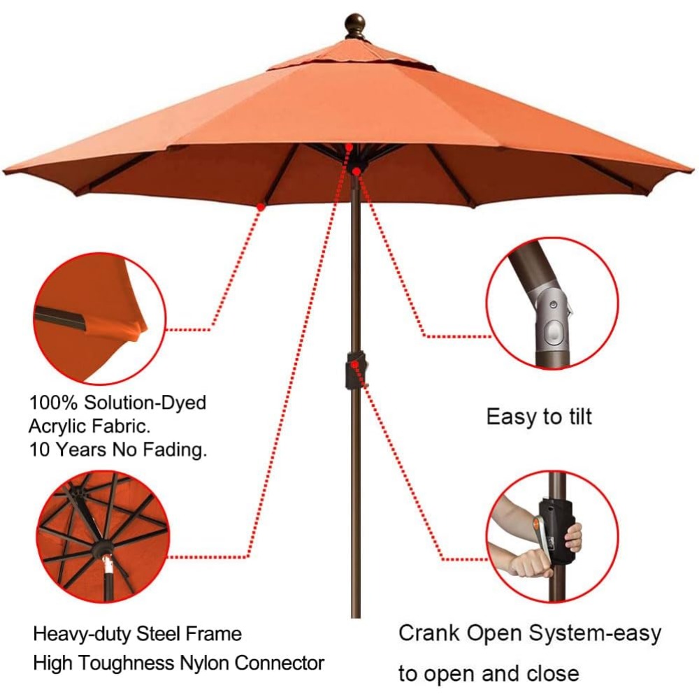 USA 10-Year-Non-Fading 9Ft Mar - Outdoor Furniture Year Round recensie en prijs