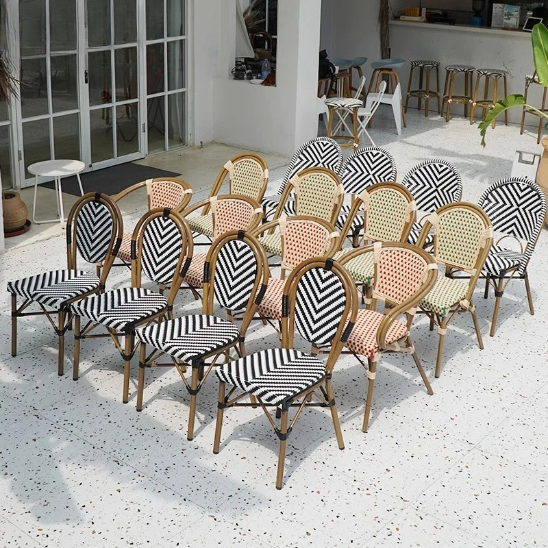Stackable Rattan Chair French  - Outdoor Furniture Cafe recensie en prijs