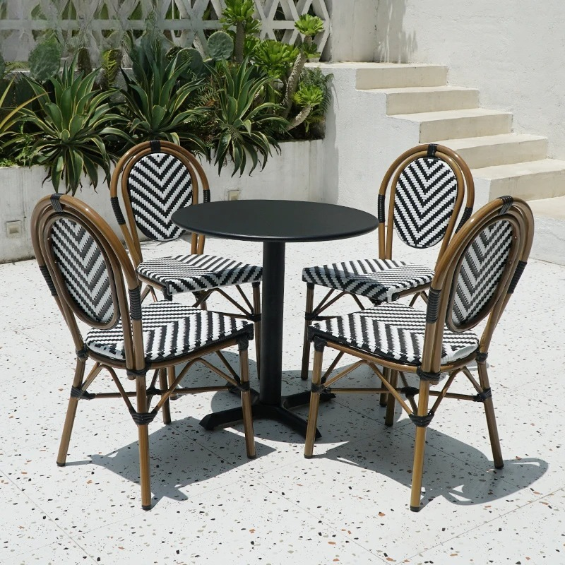 Stackable Rattan Chair French  - Outdoor Furniture Cafe recensie en prijs