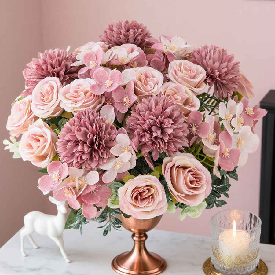 1/4pcs Artificial Flower Rose  - Outdoor Furniture Design recensie en prijs