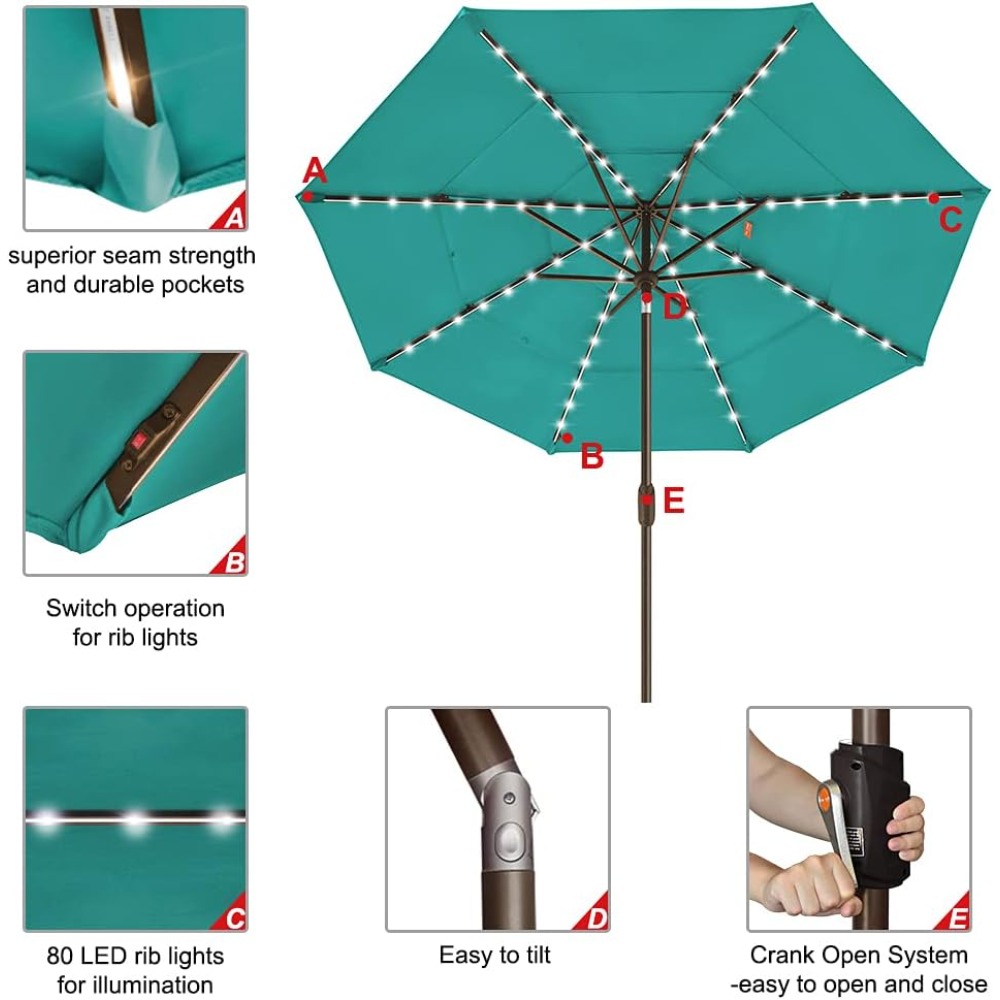 USA 10-Year-Non-Fading Solar 9 - Outdoor Furniture Year Round recensie en prijs