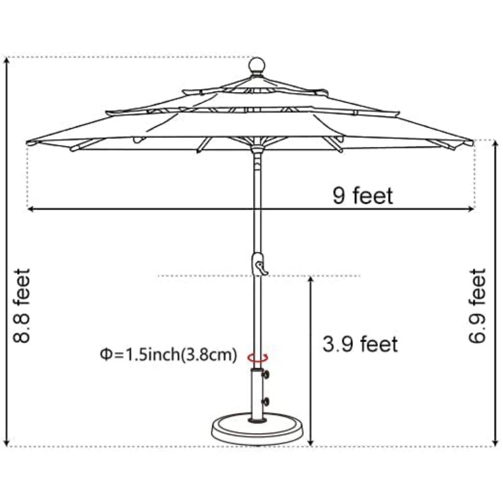 USA 10-Year-Non-Fading Solar 9 - Outdoor Furniture Year Round recensie en prijs