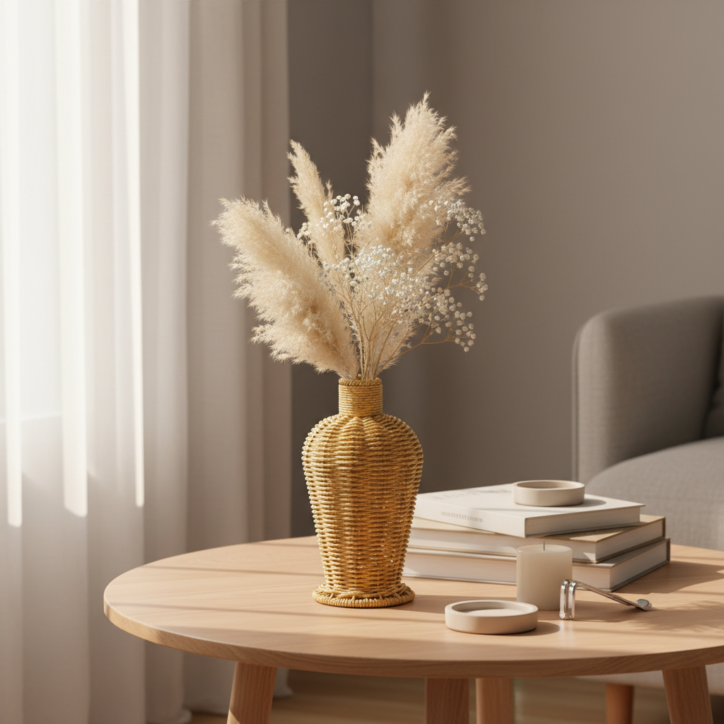 Plastic Rattan Weave Vase Hand - Outdoor Furniture Cafe recensie en prijs