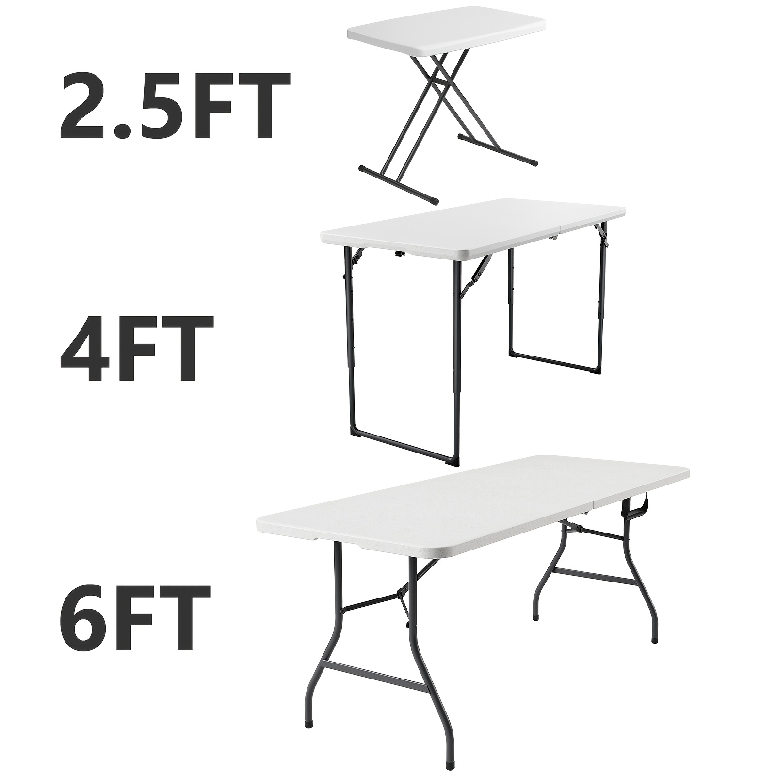 2.5ft/4ft/6ft Folding Utility  - Outdoor Furniture Balcony recensie en prijs