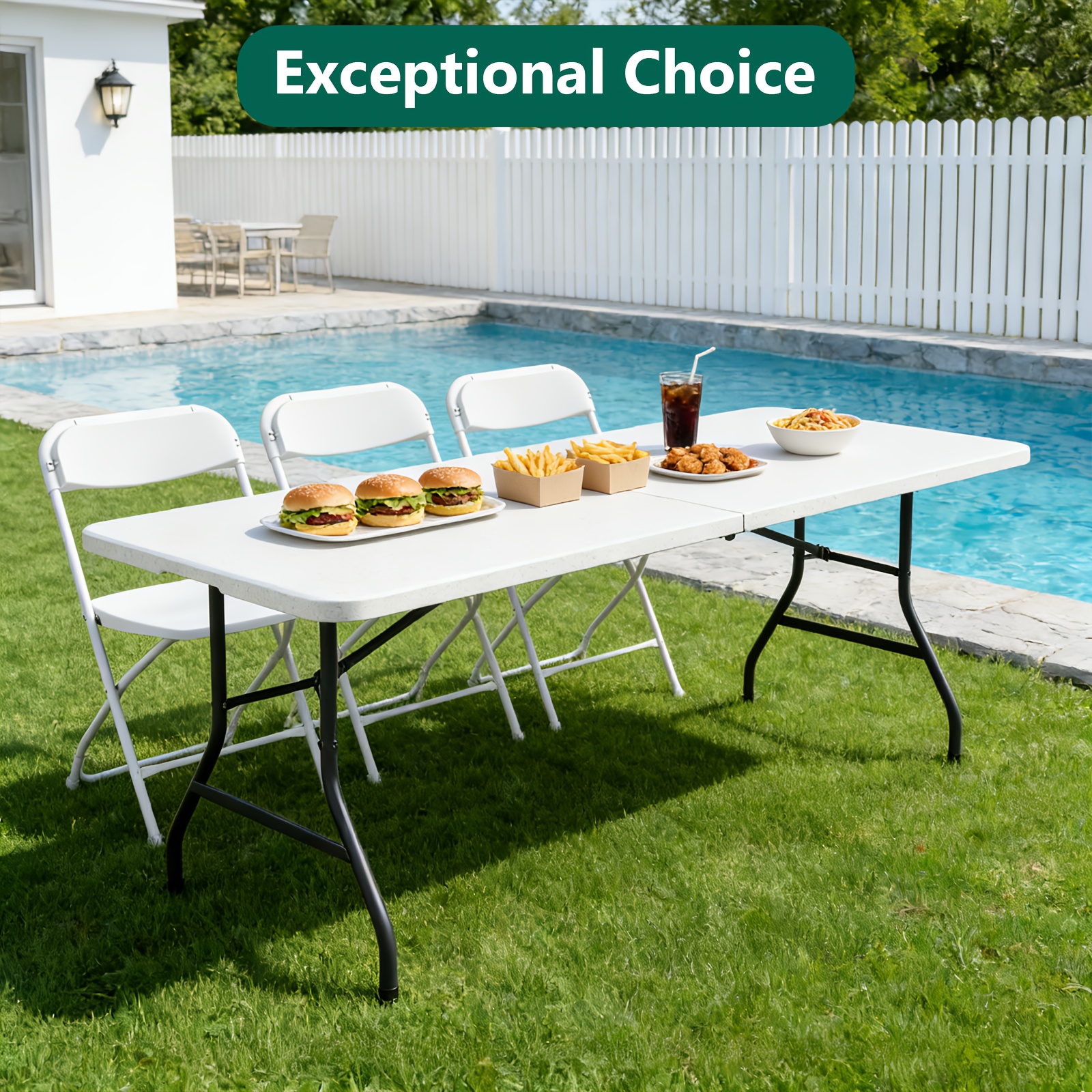 2.5ft/4ft/6ft Folding Utility  - Outdoor Furniture Balcony recensie en prijs