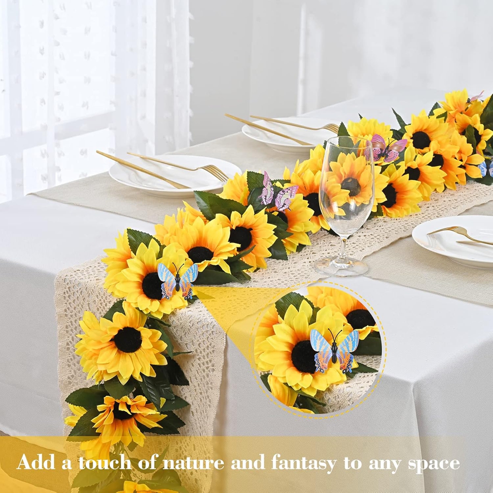 1/3PCS Artificial Flowers Sunf - Outdoor Furniture Cafe recensie en prijs