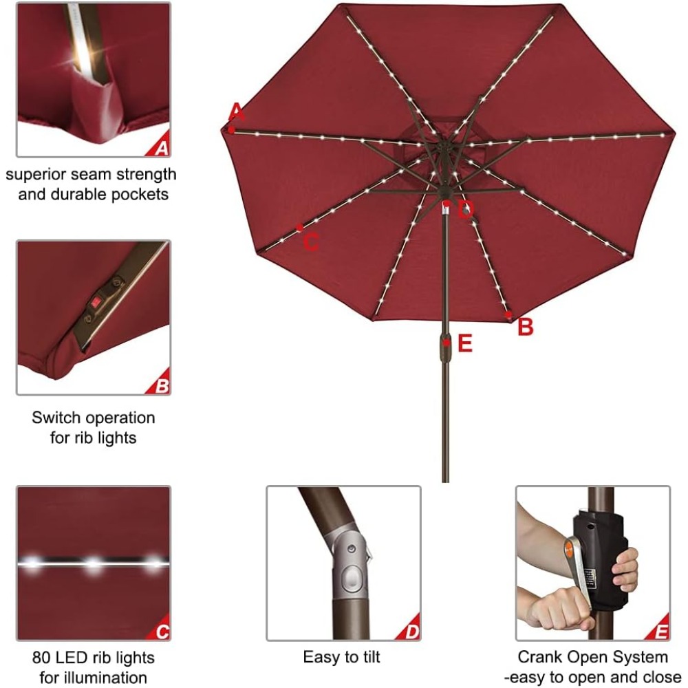 USA 10-Year-Non-Fading Solar 9 - Outdoor Furniture Year Round recensie en prijs
